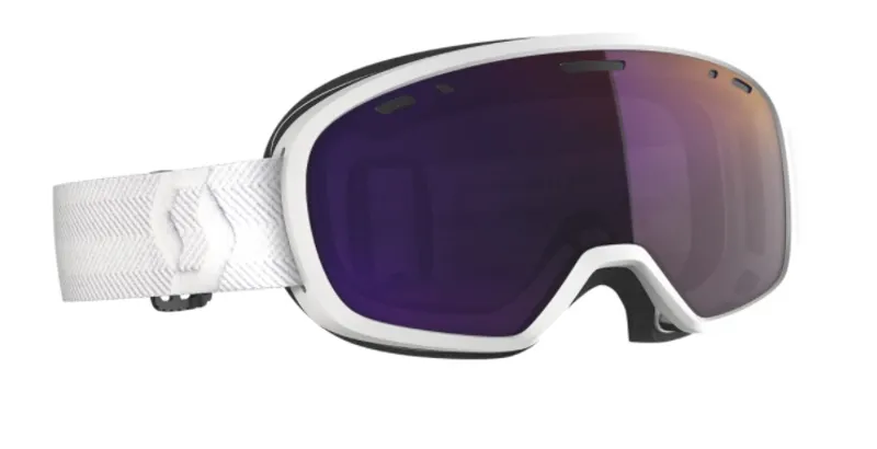 2021 Scott Muse Pro Jr Ski Goggle White/Purple Chrome